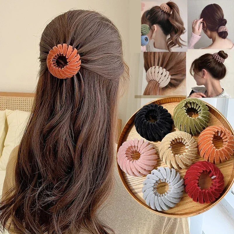Bird Nest Shaped Ponytail Hair Clip β Magic Lazy Braider Hairpin for Women